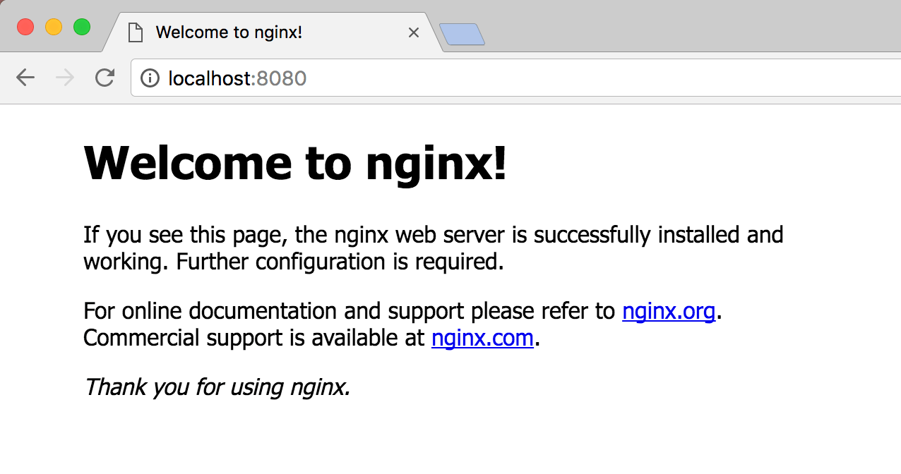 Welcome to nginx!